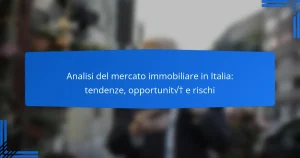 Analisi del mercato immobiliare in Italia: tendenze, opportunità e rischi