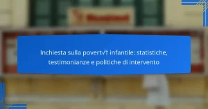 Inchiesta sulla povertà infantile: statistiche, testimonianze e politiche di intervento