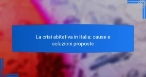 La crisi abitativa in Italia: cause e soluzioni proposte