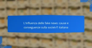 L’influenza delle fake news: cause e conseguenze sulla società italiana